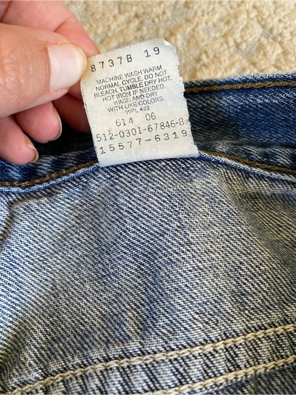 Levi’s 577 Lower Rise Loose Fit Vintage Classic Straight-Leg Jeans Medium Wash:4